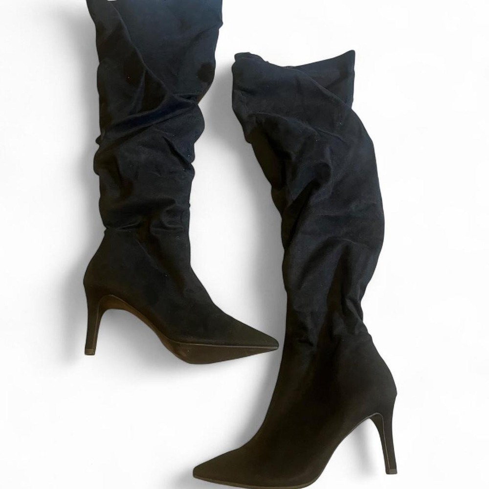 Black Torrid over the knee boots going out grunge